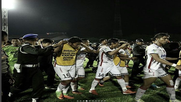 Suasana di Stadion Andi Mattalatta pasca laga PSM Makassar vs Bali United Copyright: © @Baliunitedfc