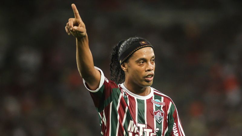 Ronaldinho saat masih membela Fluminense. Copyright: © Getty Images