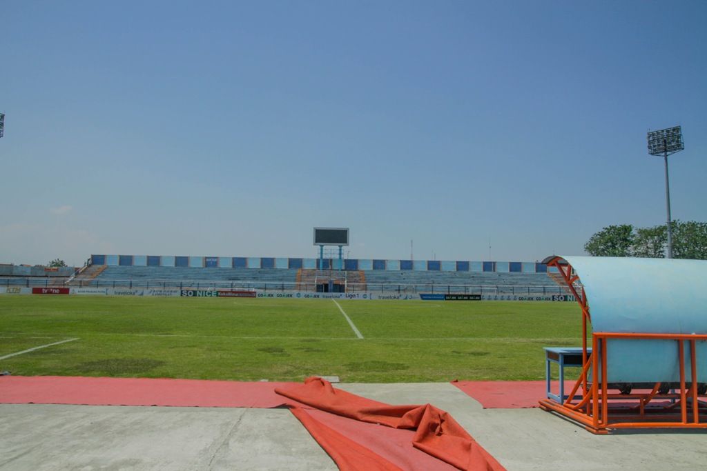 Stadion Surajaya Lamongan. Copyright: © INDOSPORT/Abdurrahman.R