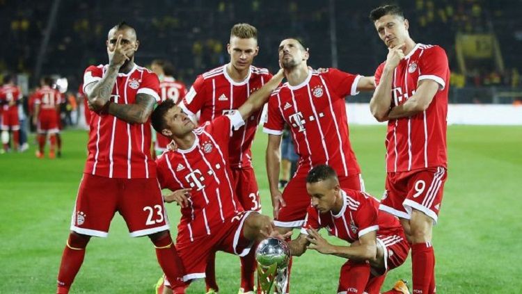 Bayern Munchen juara Super Cup 2017. Copyright: © Dugout