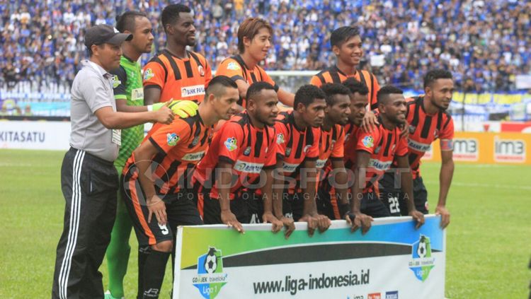 Skuat Perseru Serui. Copyright: © Arif Rahman/INDOSPORT