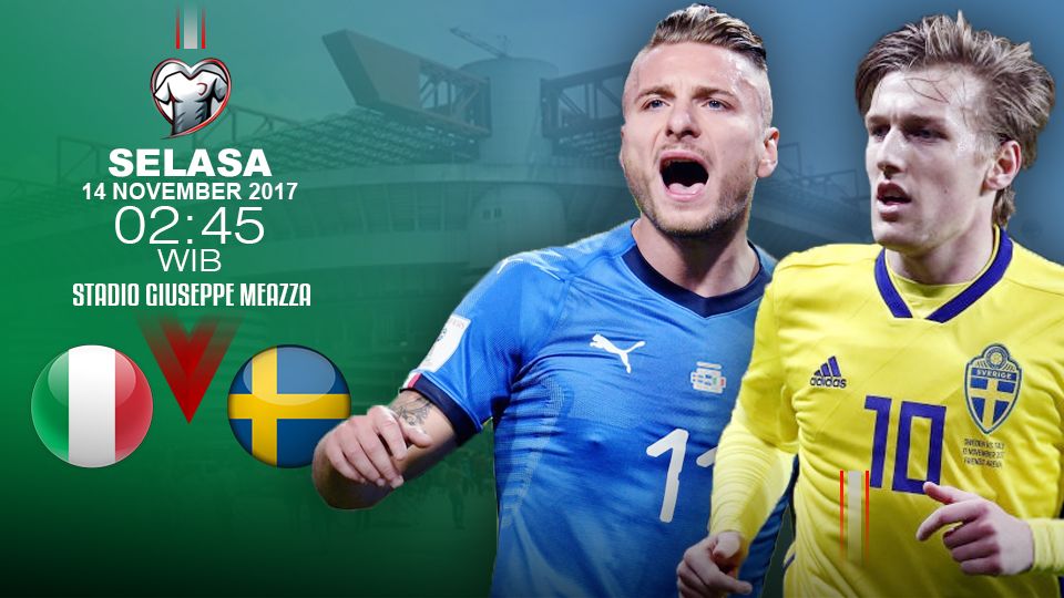 Italia vs Swedia Copyright: © Grafis: Eli Suhaeli/INDOSPORT