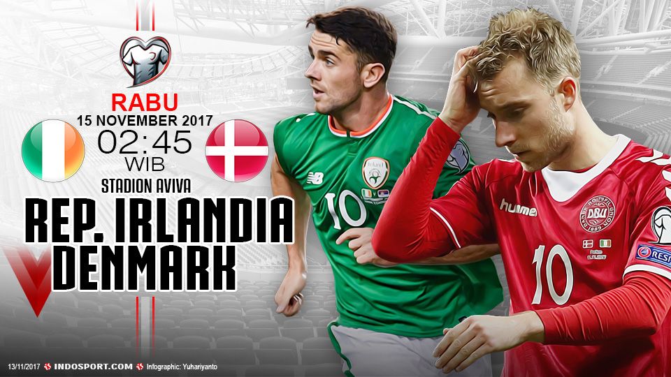 Prediksi Rep.Irlandia Vs Denmark : Menanti Ledakan Dinamit - INDOSPORT