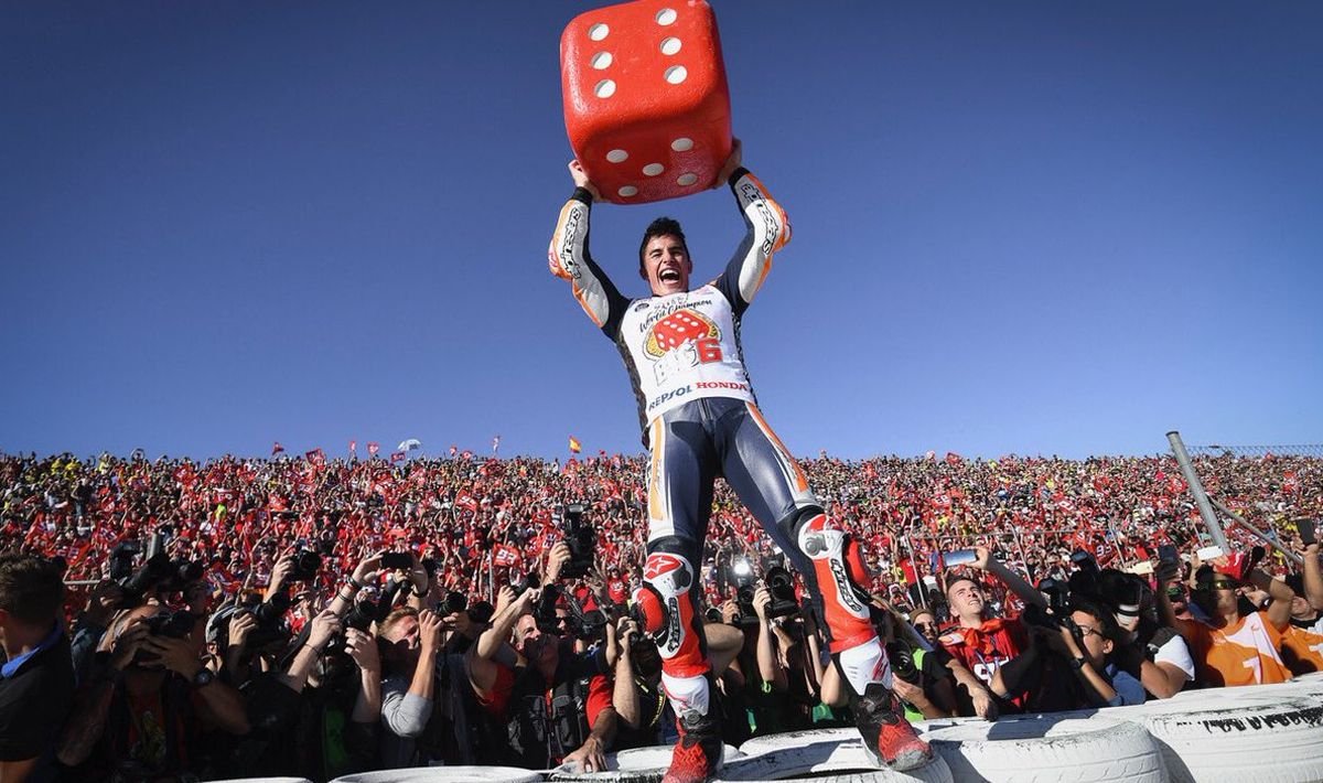 Juara dunia MotoGP 2017, Marc Marquez. Copyright: © Getty Images