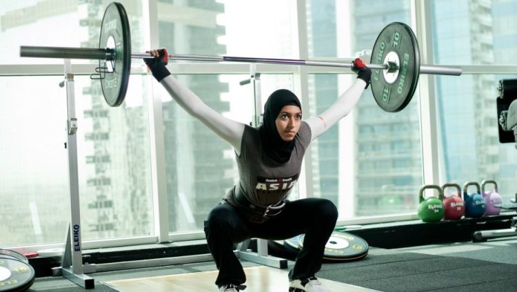 Atlet Angkat Besi, Amna Al Haddad Copyright: © mvslim.com