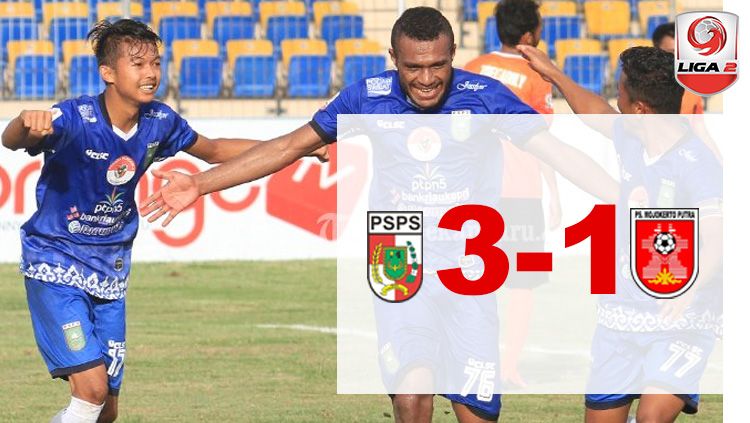 Hasil pertandingan PSPS vs PSMP. Copyright: © INDOSPORT