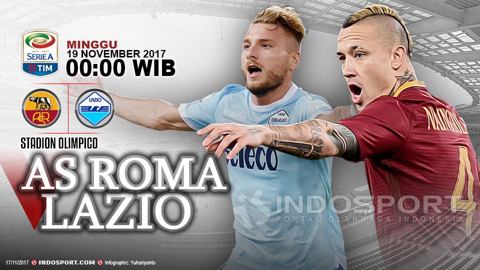 Prediksi AS Roma vs Lazio Copyright: © Indosport.com