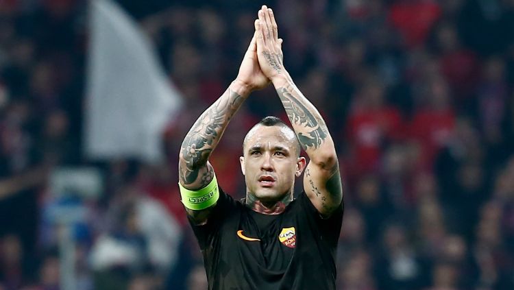 Penggawa AS Roma, Radja Nainggolan. Copyright: © Getty Images