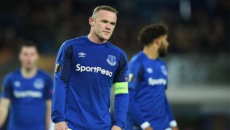 Wayne Rooney dalam laga kontra Atalanta. Copyright: © Getty Images