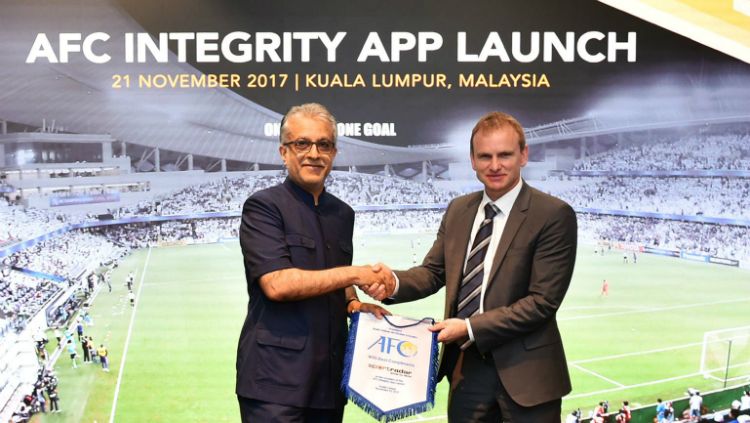 Peluncuran aplikasi AFC di Kuala Lumpur, Malaysia. Copyright: © AFC