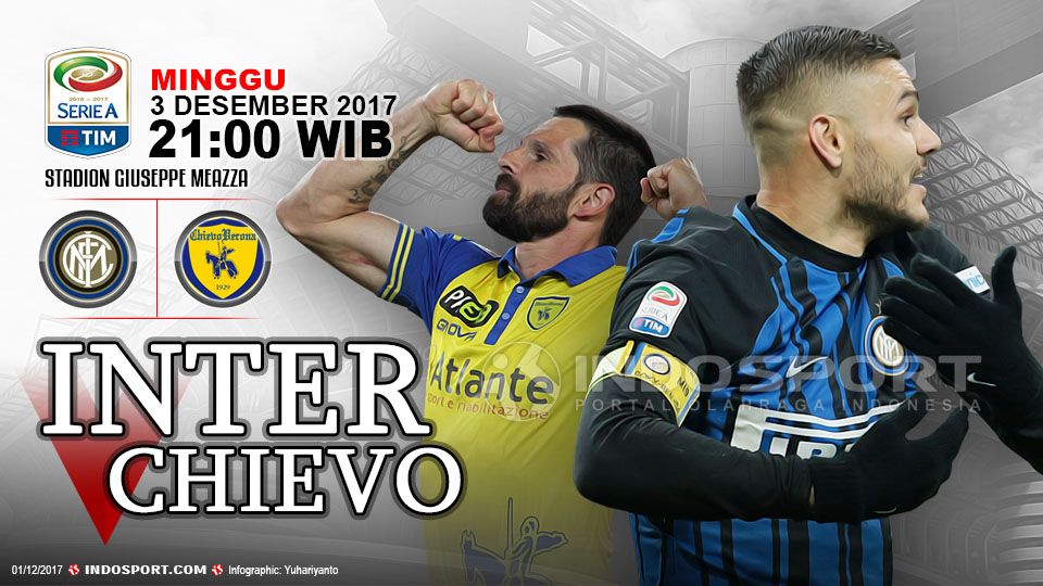 Prediksi Inter Milan vs Chievo Copyright: © Grafis:Yanto/Soicaumienbac.cc