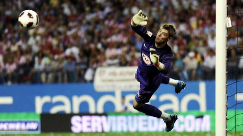 David De Gea saat masih membela Atletico Madrid. Copyright: © INDOSPORT