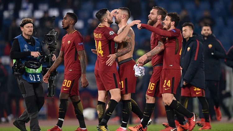 AS Roma vs Qarabag FK Copyright: © Indosport.com