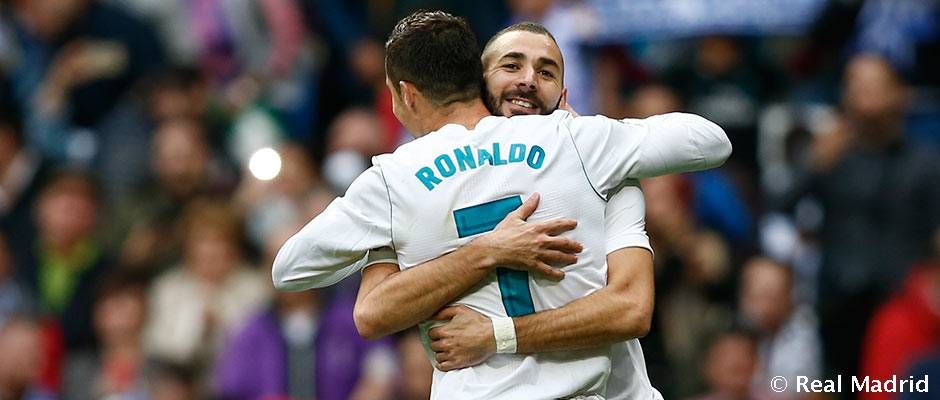 Ronaldo and Benzema Copyright: © realmadrid.com