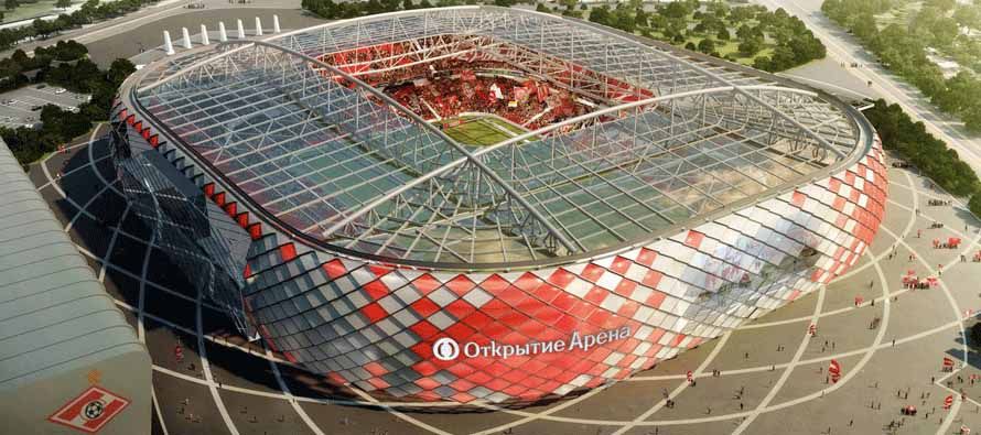 Salah satu stadion Piala Dunia, Otkrytie Arena Copyright: © footballtripper