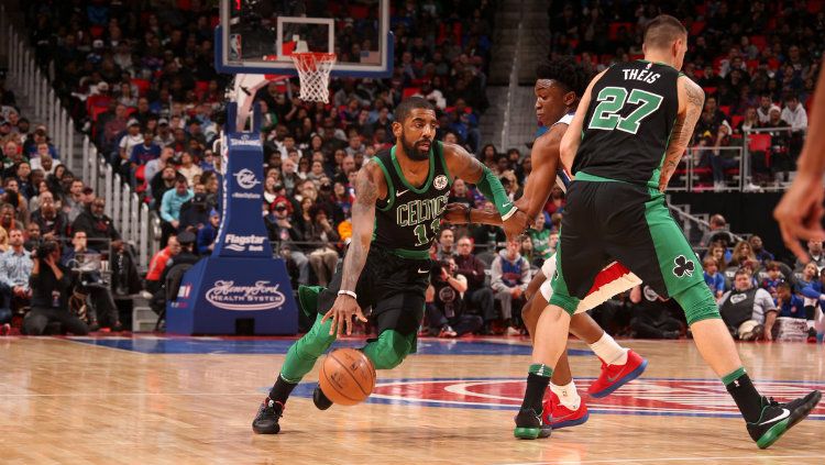 Situasi pertandingan Detroit Pistons vs Boston Celtics. Copyright: © @NBA