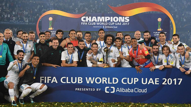 Real Madrid meraih gelar juara Piala Dunia Antarklub. Copyright: © INDOSPORT