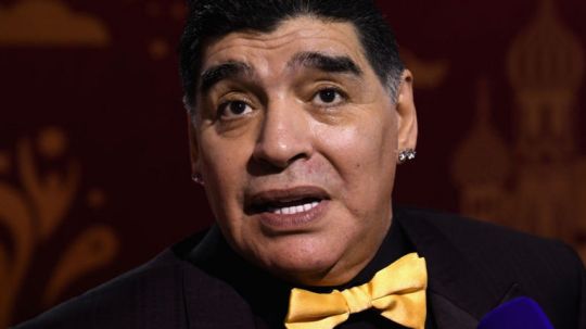 Legenda sepakbola Argentina, Diego Maradona. Copyright: © Sky Sport