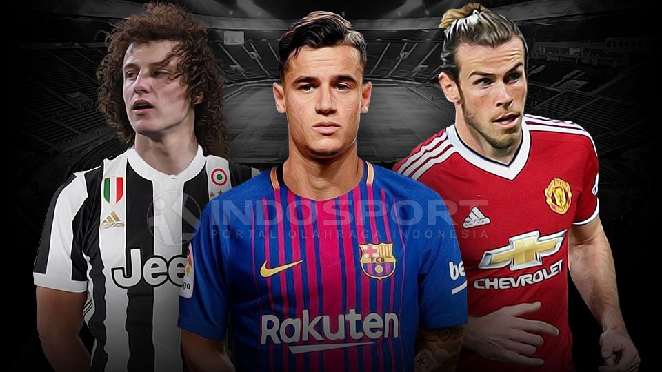 David Luiz, Coutinho dan Gareth Bale Copyright: © Grafis:Yanto/Football265.com