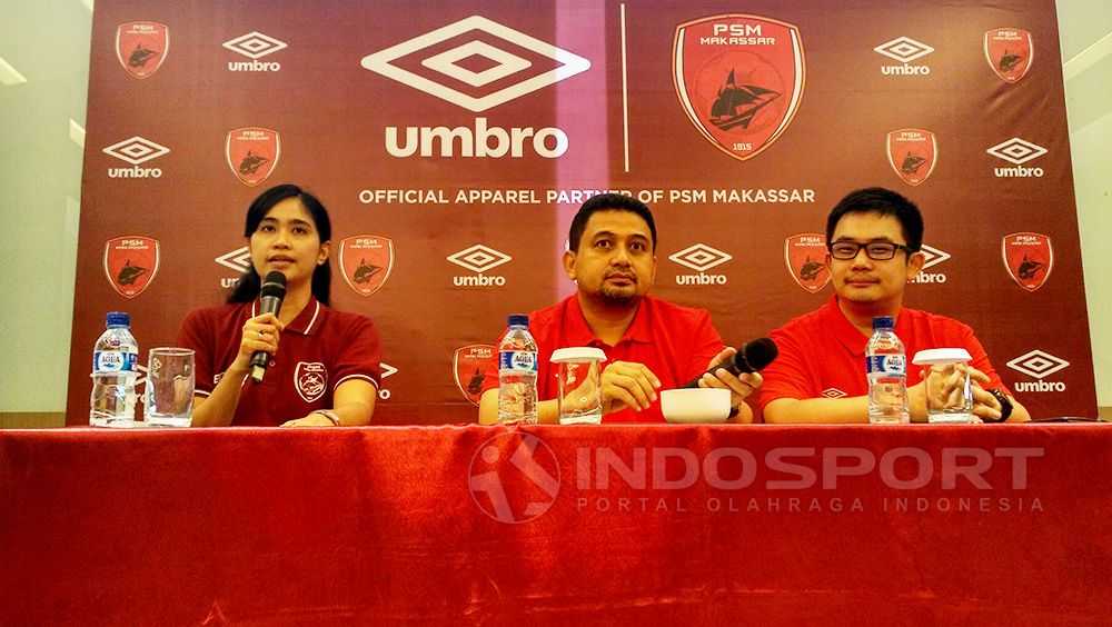 PSM Makassar resmi jalin kerjasama dengan Umbro selama dua tahun. Copyright: © reno firhad rinaldi/indosport.com