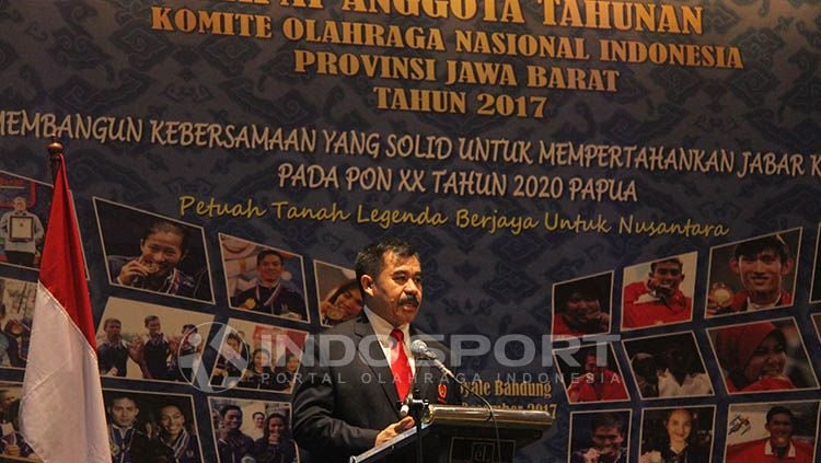 Ketua Umum KONI Jabar, Ahmad Saefudin. Copyright: © Indosport/Gita Agiet