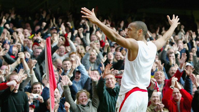 Selebrasi Thierry Henry. Copyright: © -