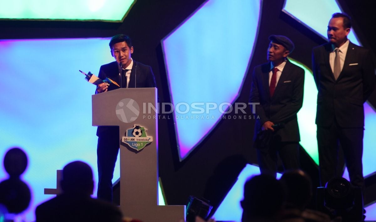 Septian David Maulana, penghargaan gol terbaik Liga 1 Copyright: © Herry Ibrahim/INDOSPORT
