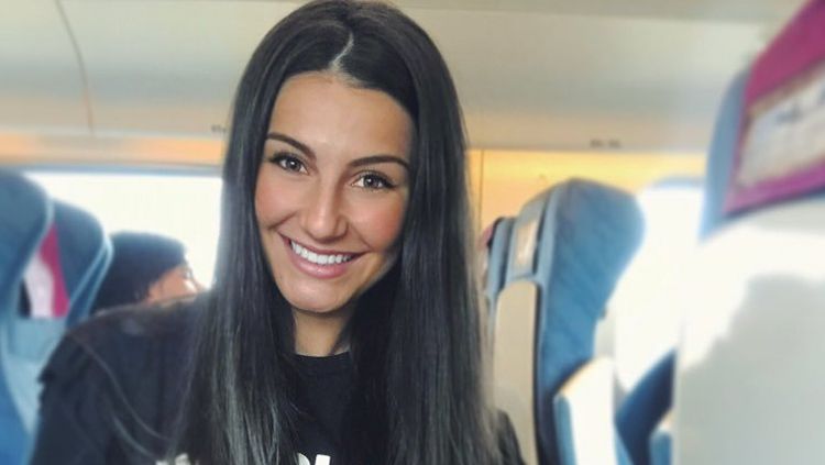 Adriana Pozueco kekasih dari Theo Hernandez. Copyright: &copy; INDOSPORT