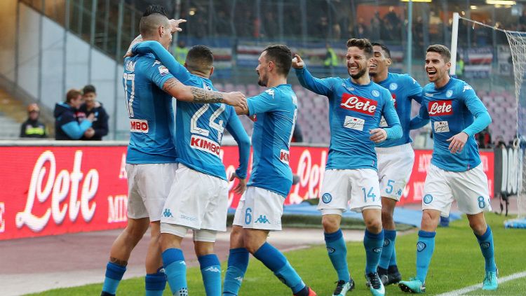 Napoli vs Sampdoria. Copyright: © INDOSPORT