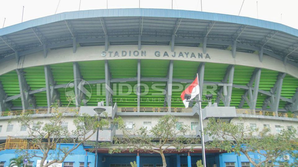Stadion Gajayana Malang. Copyright: © INDOSPORT/Abdurrahman.R