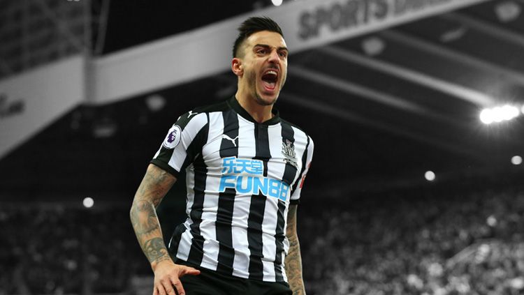 Penyerang Newcastle United, Joselu. Copyright: © INDOSPORT