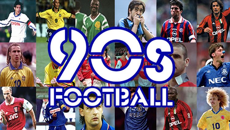 Ilustrasi sepakbola 90-an. Copyright: © @90s Football