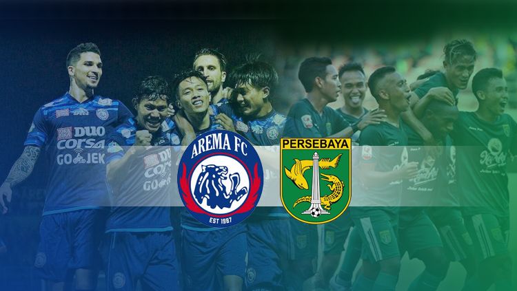 Arema FC vs Persebaya Surabaya. Copyright: © Grafis: Eli Suhaeli/INDOSPORT