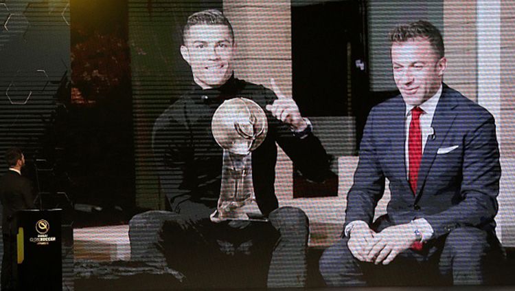 Cristiano Ronaldo di acara Globe Soccer Awards (28/12/17). Copyright: © Indosport.com