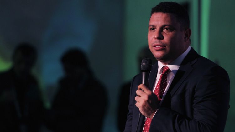 Ronaldo Nazario, dalam acara Italian Football 'Hall of Fame' Awards Copyright: © Getty Images