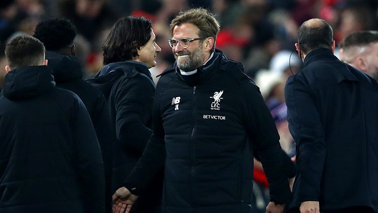 Jurgen Klopp, pelatih Liverpool. Copyright: © Getty Images