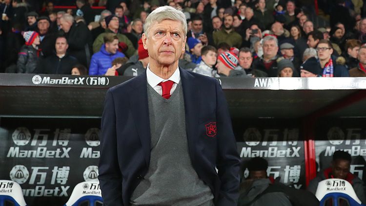 Pelatih Arsenal, Arsene Wenger. Copyright: © Getty Images