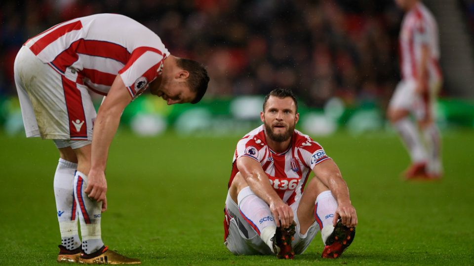 Stoke City saat dikalahkan Newcastle United. Copyright: © Getty Images