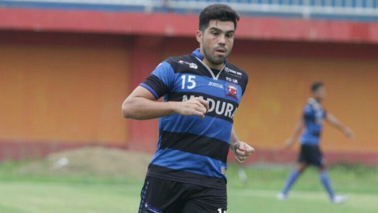 Kapten Madura United, Fabiano da Rosa Beltrame. Copyright: © Bolamadura.com