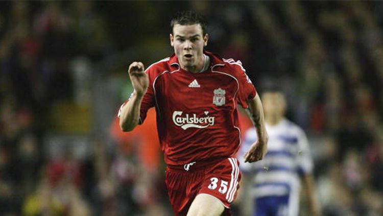 Danny Guthrie saat masih berseragam Liverpool. Copyright: © Getty Images