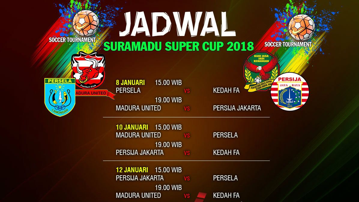 Jadwal Suramadu Super Cup 2018 Copyright: © Liga Olahraga