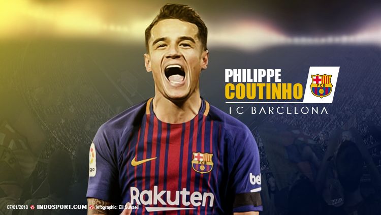 Philippe Coutinho resmi gabung Barcelona. Copyright: © Getty Images/Grafis: INDOSPORT