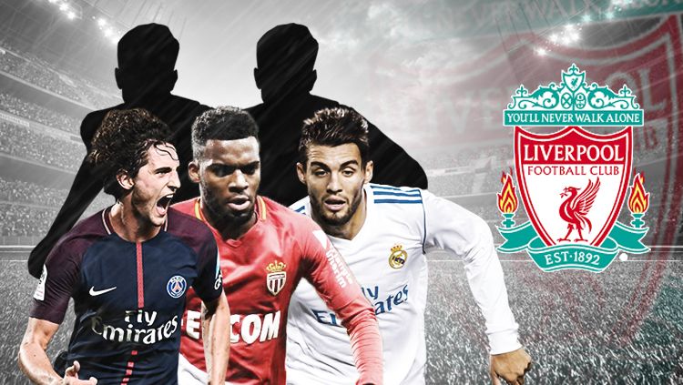 Lima pemain top yang bisa di datangkan Liverpool diantaranya Mateo Kovacic, Thomas Lemar dan Adrien Rabiot. Copyright: © Grafis: Eli Suhaeli/INDOSPORT