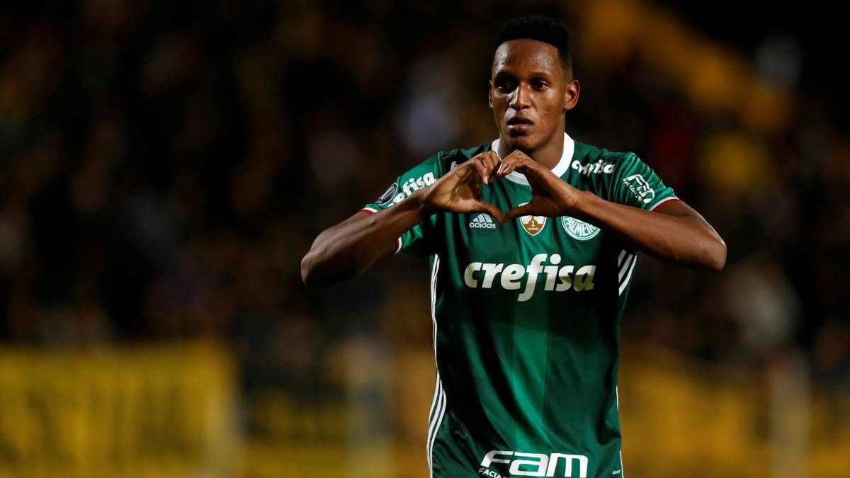 Pemain Palmeiras, Yerry Mina. Copyright: © -