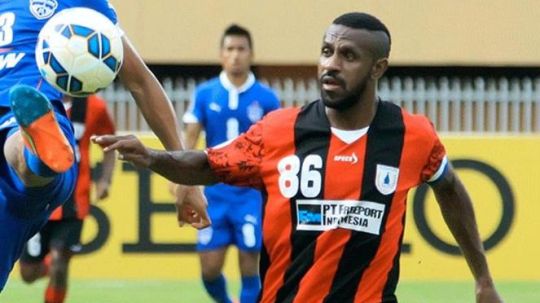 Persipura ketika masih disponsori oleh PT Freeport. Copyright: © VIVA