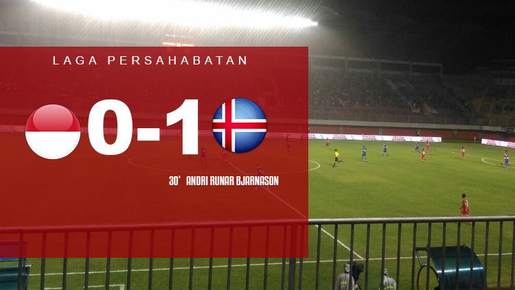 Babak pertama Indonesia Selectoion vs Islandia. Copyright: © INDOSPORT