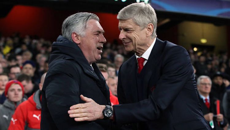 Ancelotti dan Wenger Copyright: © Daily Star