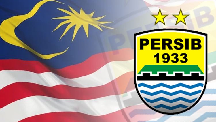 Bendera Malaysia dan Persib Bandung. Copyright: © INDOSPORT
