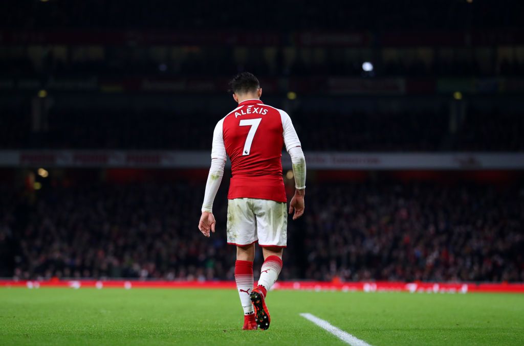 Alexis Sanchez saat masih members Arsenal. Copyright: © Getty Images