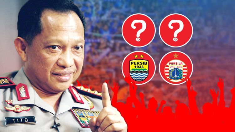 Kapolri Jendral Polisi, Tito Karnavian menyebut ada empat klub peserta Piala Presiden 2018 yang memiliki basis suporter fanatik. Copyright: © Grafis: Eli Suhaeli/INDOSPORT